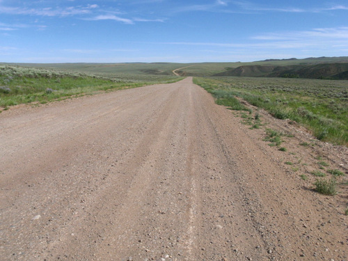 Cycling through Wyoming's High Chaparral.